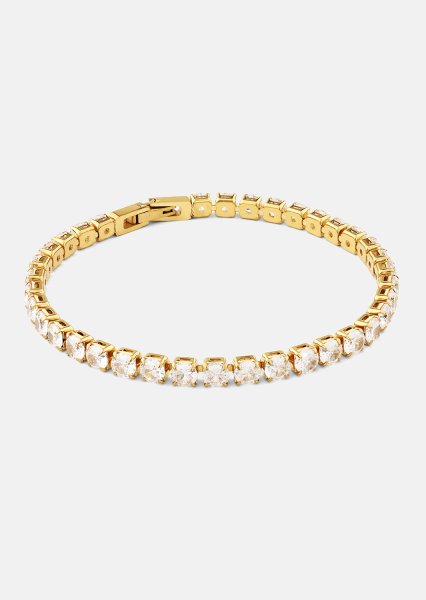 Pulsera Brillara - 18k Chapada en oro