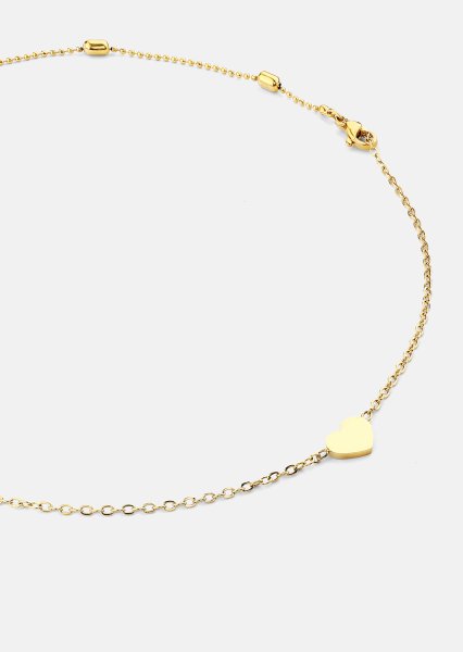 Pulsera Heart Chain – 18k Chapada en oro