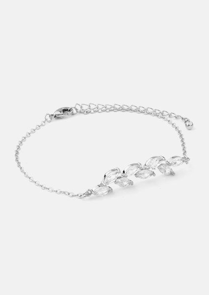 Pulsera Leaflight - Chapada en plata