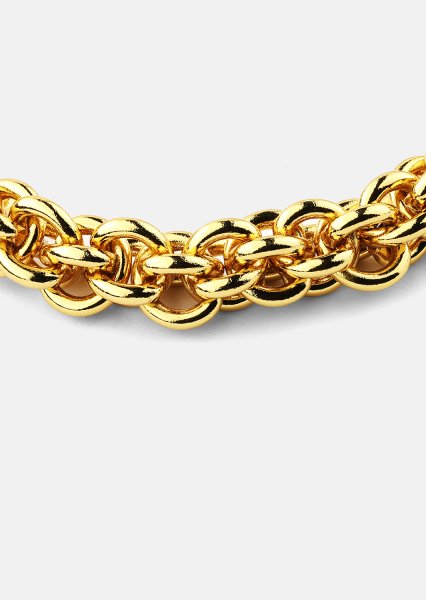 Pulsera Royal Braid - 18k Chapada en oro