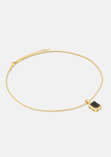 Collar Black Luxe - 18k Chapado en oro