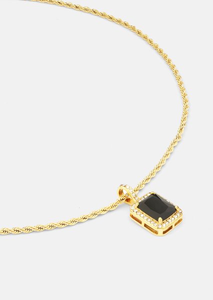 Collar Black Luxe - 18k Chapado en oro