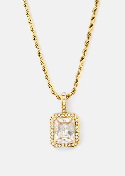 Collar White Luxus - 18k Chapado en oro