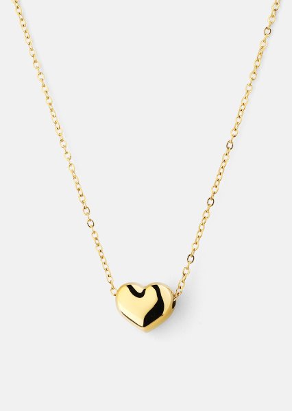 Collar Heart of Gold – 18k Chapado en oro