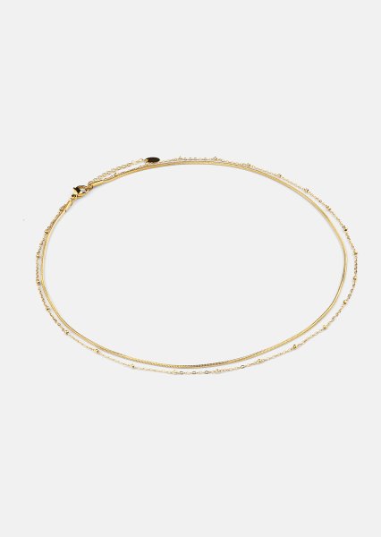 Collar Duo Grace – 18k Chapado en oro