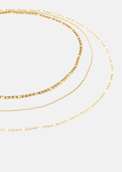 Collar Layered Elegance- 18k Chapado en oro