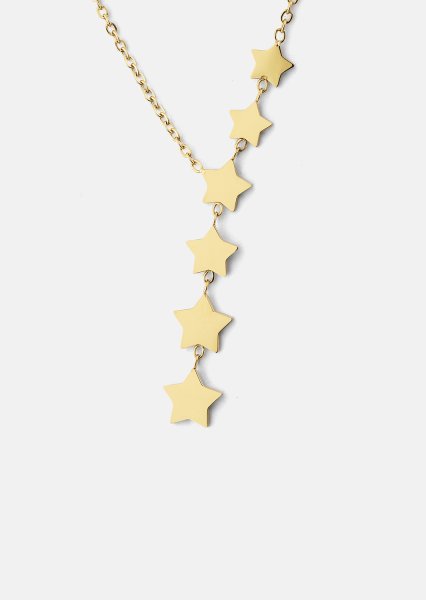 Collar Stjärnfall - 18k Chapado en oro