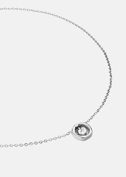 Collar Silver Heart – Chapado en plata