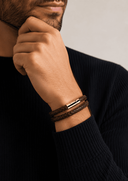 Pulsera de cuero Grit Embrace