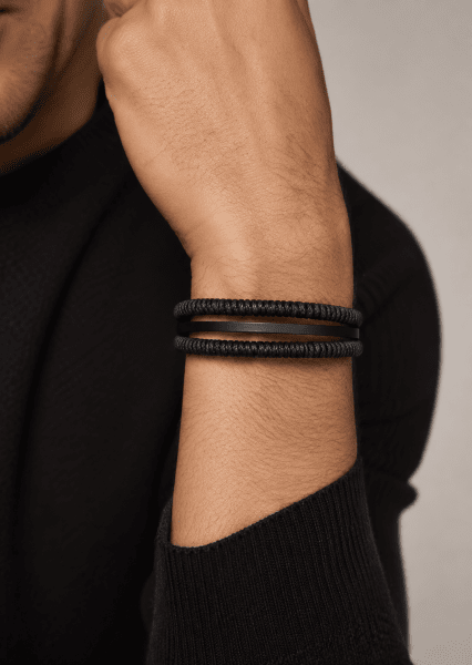 Pulsera de cuero Stealth Aura