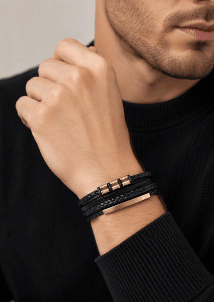 Pulsera de cuero Titan Tapestry