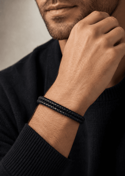 Pulsera de cuero Titan Knot