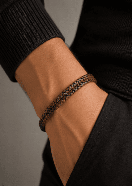 Pulsera de cuero Titan Tapestry