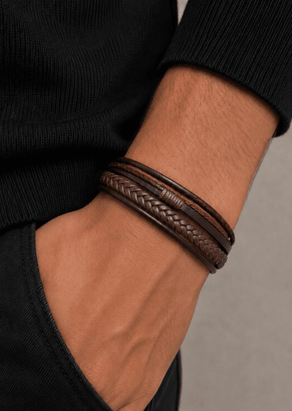 Pulsera de cuero Valor Strand