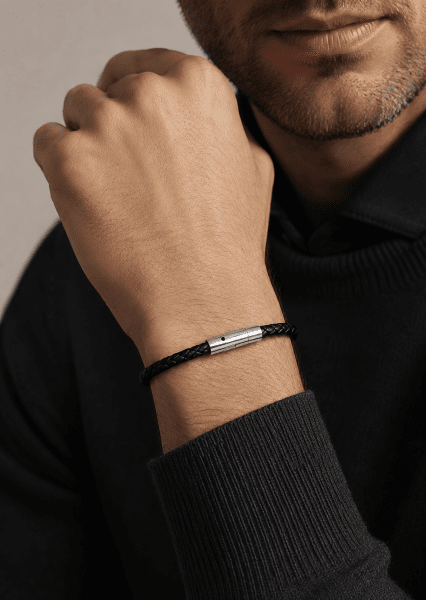 Pulsera de cuero Velor Crest
