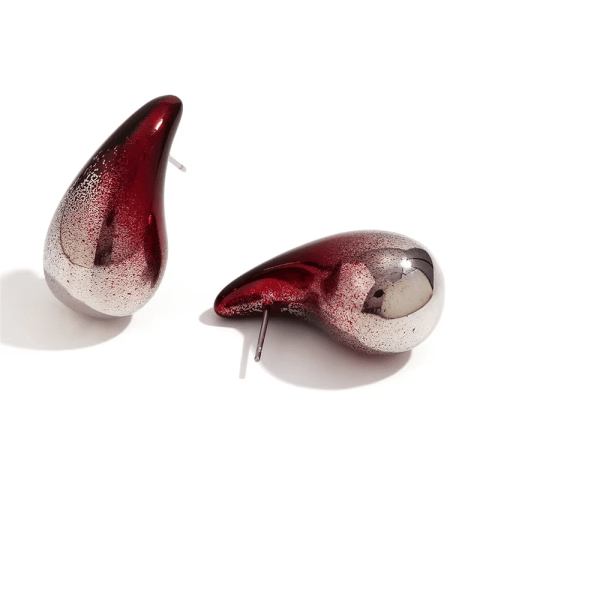 Pendientes Verdé Glow – Chapados en plata