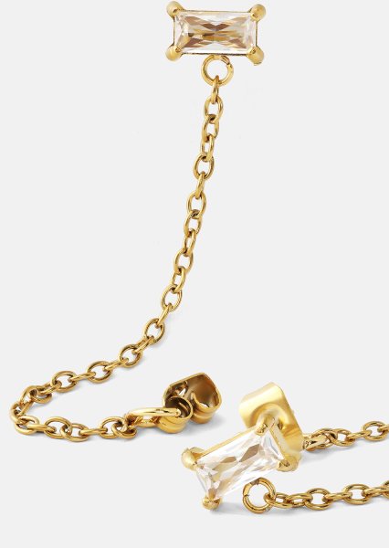 Pendiente Light Crystal Drip - 18k Chapado en oro