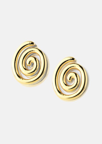Resin Pendiente - 18k Chapado en oro