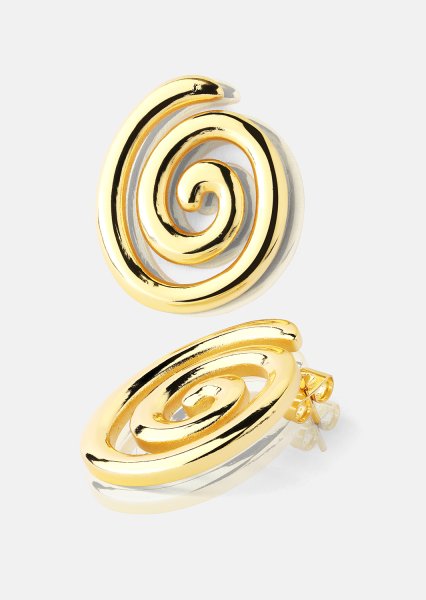 Resin Pendiente - 18k Chapado en oro