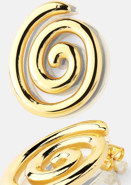 Resin Pendiente - 18k Chapado en oro