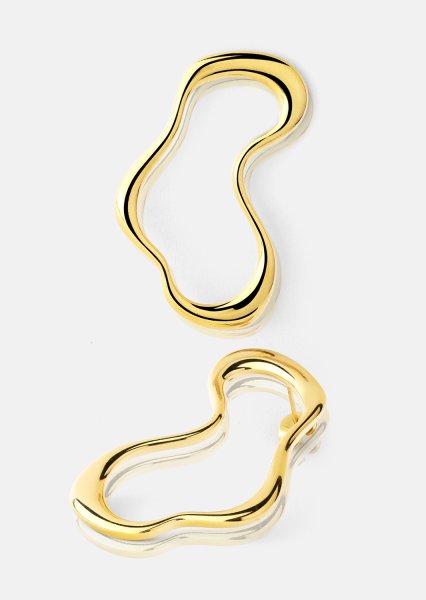 Fluid Glow Pendiente - 18k Chapado en oro
