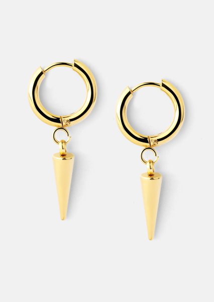 Pendiente Spike – 18k Chapado en oro
