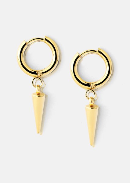 Pendiente Spike – 18k Chapado en oro