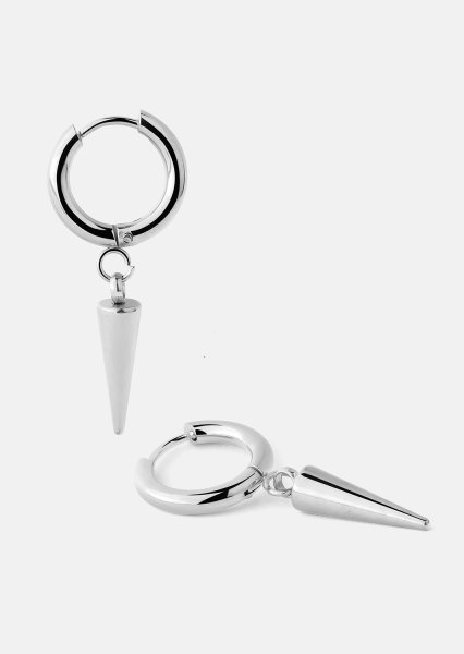 Pendiente Spike – Chapado en plata