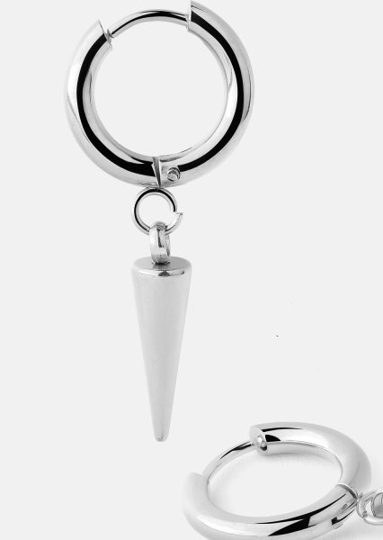 Pendiente Spike – Chapado en plata