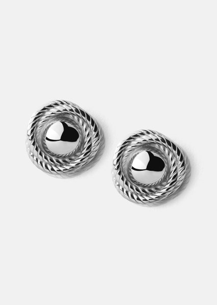 Pendiente Regal Twist - Chapado en plata