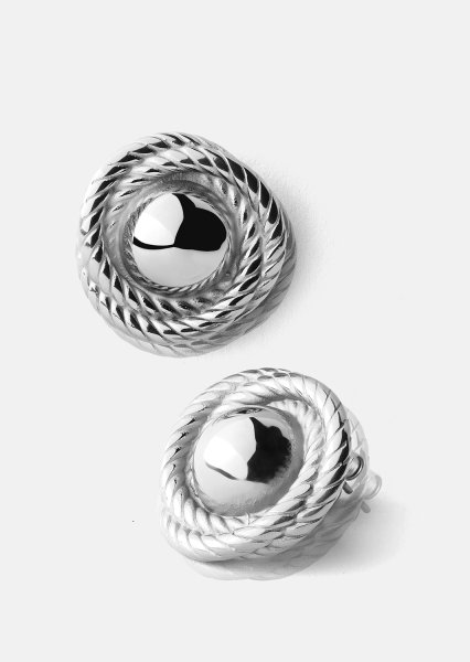 Pendiente Regal Twist - Chapado en plata