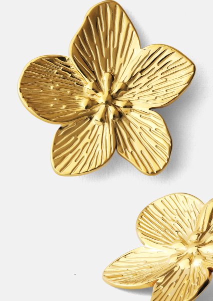 Pendiente Blossom - 18k Chapado en oro