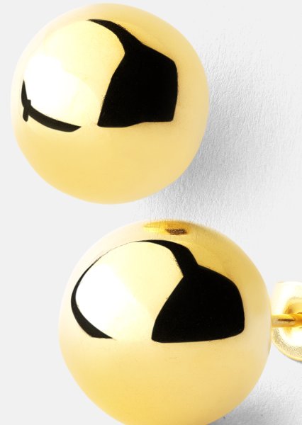 Orb Earrings - 18k Chapados en oro