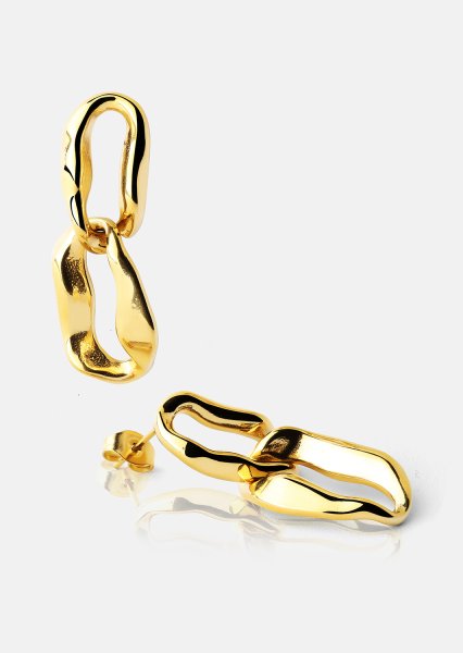 Cascada Pendiente - 18k Chapado en oro