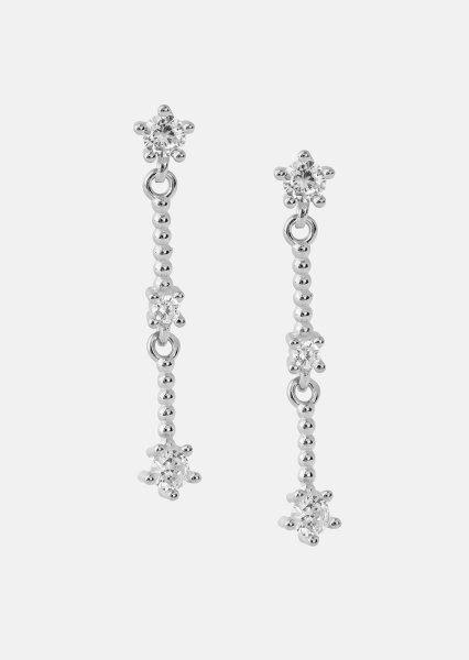 Pendientes Luna strip - Chapados en plata