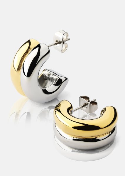 Pendiente Duo Glow - 18k Chapado en oro