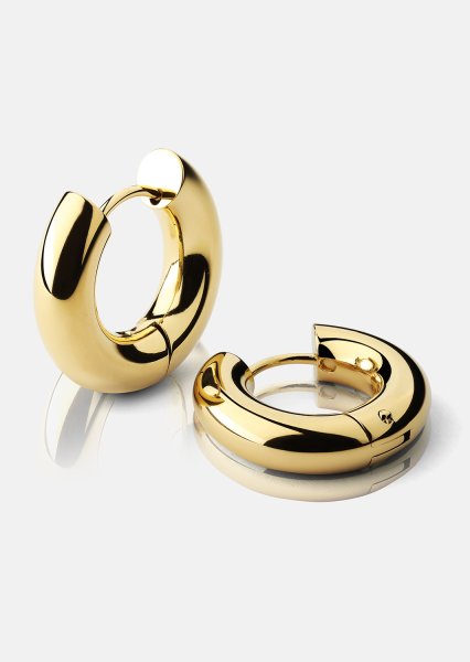 Pendientes Bold Glow – 18k Chapados en oro