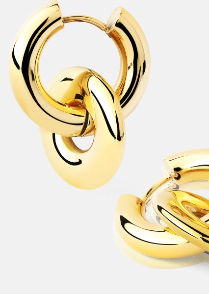 Pendientes Chunky Link– 18k Chapados en oro
