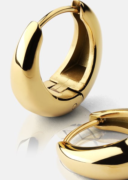 Pendientes Bold Mini – 18k Chapados en oro