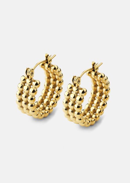 Pendientes Sfera – 18k Chapados en oro