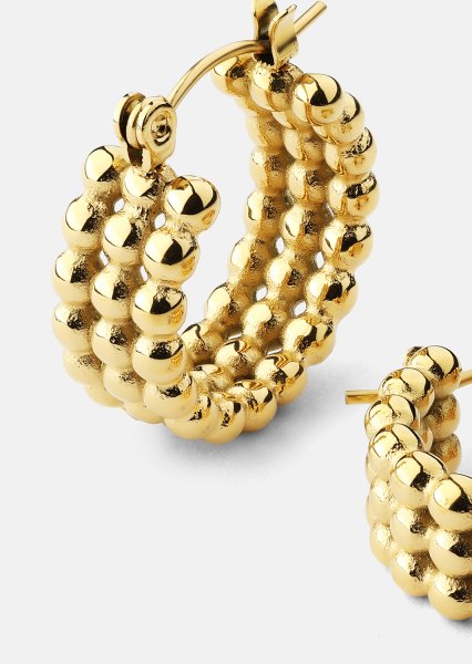 Pendientes Sfera – 18k Chapados en oro