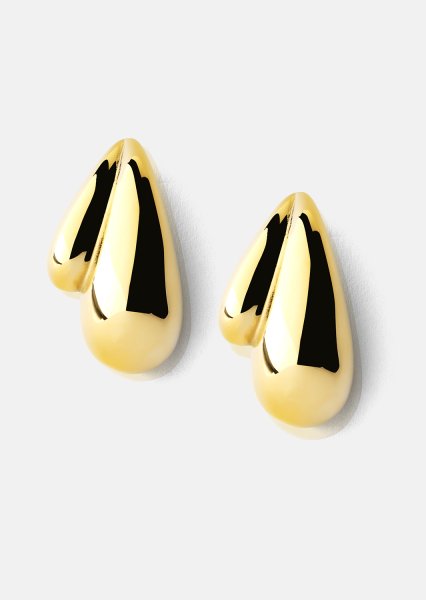Pendientes Gilded Drop – 18k Chapados en oro