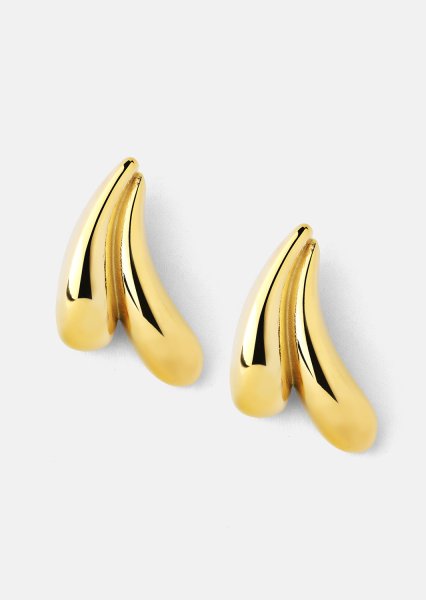 Pendientes Flow Curve – 18k Chapados en oro