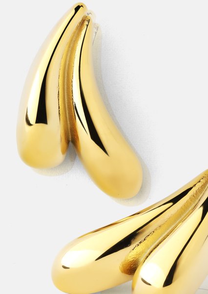 Pendientes Flow Curve – 18k Chapados en oro
