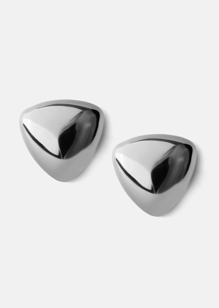 Pendientes Bold Curve – Chapados en plata