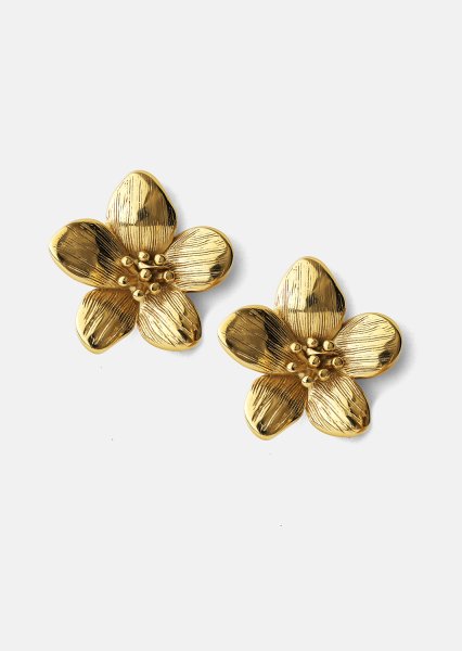 Pendientes Flora Shine – 18k Chapados en oro
