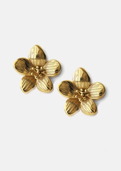 Pendientes Flora Shine – 18k Chapados en oro