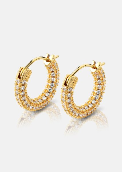 Elegans Pendiente - 18k Chapado en oro