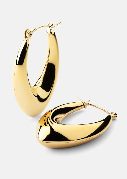 Pendientes Sway – 18k Chapados en oro