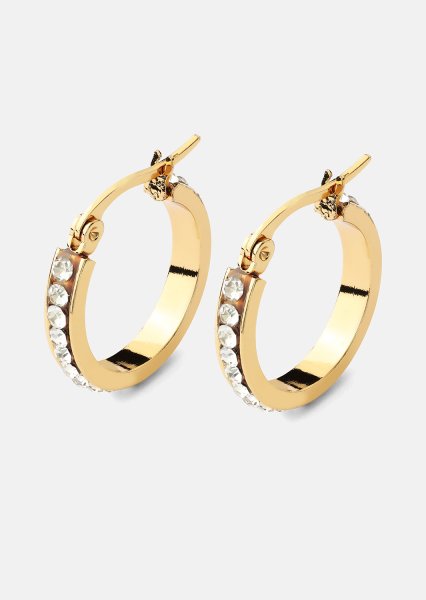 Pendiente CrystalGlow - 18k Chapado en oro